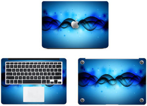Swagsutra Abstracts Blue Designs Vinyl Laptop Decal 11