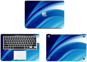 Swagsutra Shades of blue Vinyl Laptop Decal 11