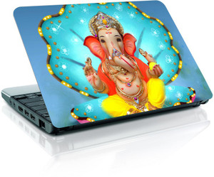 Shopmania Lord Ganpati Vinyl Laptop Decal 15.6