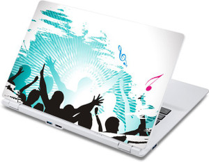 ezyPRNT Disco Dance and Music B (13 to 13.9 inch) Vinyl Laptop Decal 13