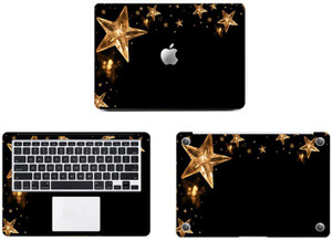 Swagsutra Golden Stars Vinyl Laptop Decal 11