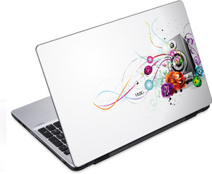 ezyPRNT Loud Speakers Music H (14 to 14.9 inch) Vinyl Laptop Decal 14