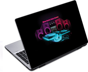 ezyPRNT Loud Speakers Music O (14 to 14.9 inch) Vinyl Laptop Decal 14