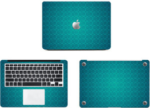 Swagsutra Blue Grunge Vinyl Laptop Decal 11