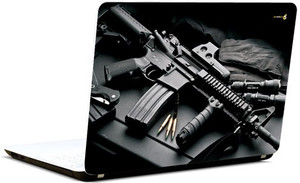 Pics And You Gun N Bullet 5 Vinyl Laptop Decal 15.6