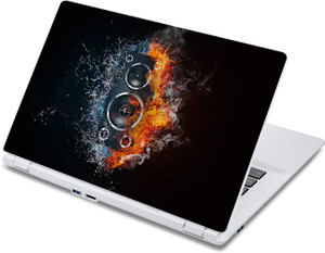 ezyPRNT Loud Speakers Music J (13 to 13.9 inch) Vinyl Laptop Decal 13
