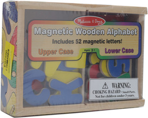 Melissa and doug magnetic wooden online alphabet