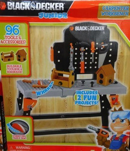 Black Decker Junior Carpenter Workbench 96 Pieces Tools And Accessories Price in India Buy Black Decker Junior Carpenter Workbench 96 Pieces Tools And Accessories online at Flipkart