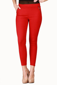 Skyline Women's Red Jeggings