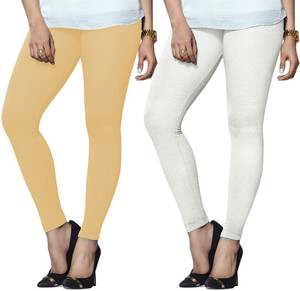 Lux Lyra Women s Beige White Leggings 