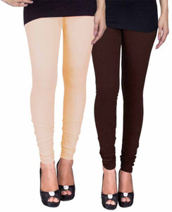 C&S Shopping Gallery Women's Beige, Brown Leggings