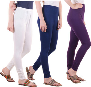 Diaz Women's White, Blue, Purple Leggings