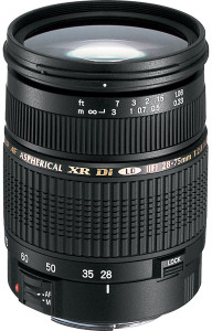 Tamron SP AF 28 - 75 mm F/2.8 XR Di LD Aspherical (IF) for Canon Digital SLR Lens