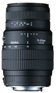 Sigma 70 - 300 mm F4-5.6 DG Macro for Nikon Digital SLR Lens