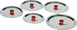 KCL Stainless Steel 6.5 inch, 7 inch, 7.5 inch, 8 inch, 9 inch Lid Set