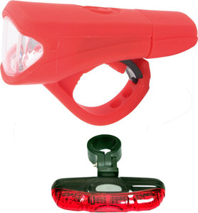 Dark Horse Imported Bicycle 3 Watt USB Rechargeable Front Light & 5 LED Rear Light Combo LED Front Rear Light Combo