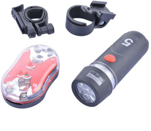 Shrih Bicycle LED Front Rear Light Combo