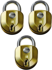 Godrej Nxt 8 Levers Lock Pack Of 3 Padlockgolden
