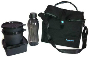 Tupperware Satchel 4 Containers Lunch Box