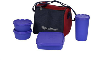 Signoraware Signoraware lujoso Best Lunch Box (with Bag) 4 Containers Lunch Box 4 Containers Lunch Box