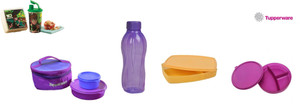 Tupperware Cosmic Executive Set 7 Containers Lunch Box