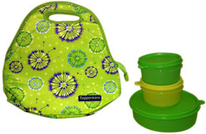 Tupperware Go Fresh Lunch 3 Containers Lunch Box