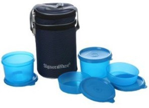 Signoraware Executive Lunch Box (with Bag) 4 Containers Lunch Box