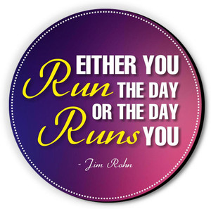 Seven Rays Either You Run The Day Fridge Magnet