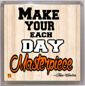 Thoughtroad Each Day Masterpiece Door Magnet, Fridge Magnet