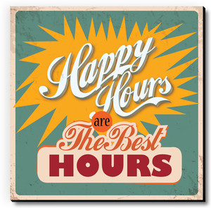 Seven Rays Happy Hours are the best hours Fridge Magnet
