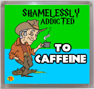 Thoughtroad Addicted To Coffee Fridge Magnet