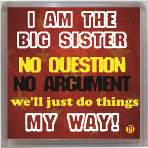Thoughtroad Big Sister Door Magnet, Fridge Magnet