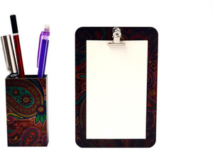 My Own Paisley Teak Magnetic Note Pads