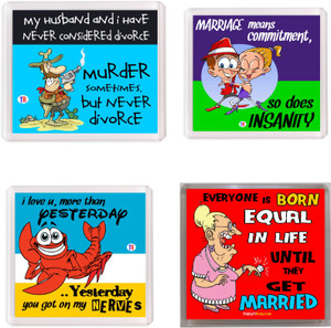 Thoughtroad Marriage Tip 1 Fridge Magnet
