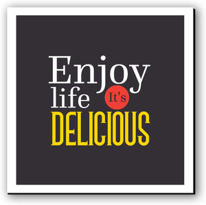 Seven Rays Life is Delicious Fridge Magnet