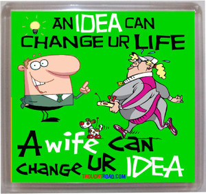 Thoughtroad An Idea Can Change Fridge Magnet