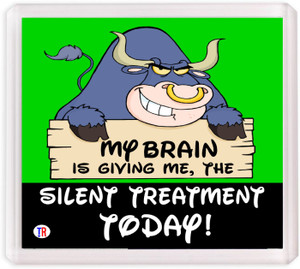Thoughtroad The Silent Treatment Fridge Magnet