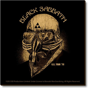 Bravado Back Sabbath Mask Fridge Magnet, Door Magnet