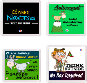Thoughtroad Sieze The Night Fridge Magnet
