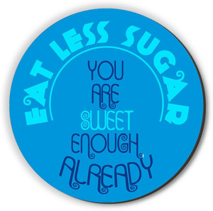 Seven Rays Eat Less Sugar Fridge Magnet