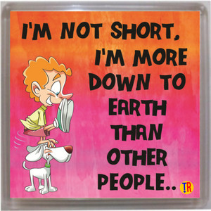 Thoughtroad Not Short Door Magnet, Fridge Magnet