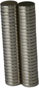 TechtoneMagnetics 10mm x 2mm Neodymium magnets Rare earth Disc Multipurpose Office Magnets