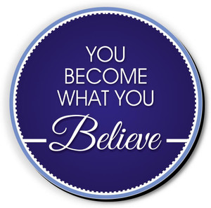 Seven Rays You Become What You Believe Fridge Magnet