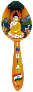 krishivcreation buddha spoon Fridge Magnet