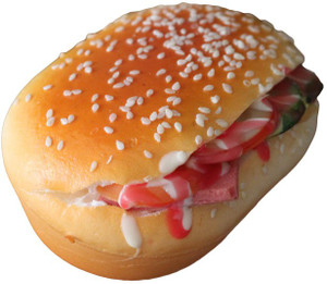 GeekGoodies Burger Decorative Fast Food Fridge Magnet