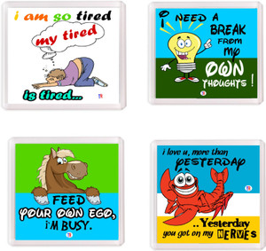 Thoughtroad Ego Thoughts Fridge Magnet