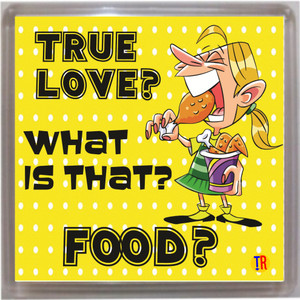 Thoughtroad True Love Food Door Magnet, Fridge Magnet