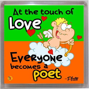 Thoughtroad Touch Of Love Door Magnet, Fridge Magnet
