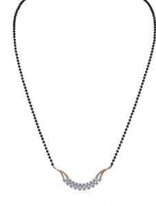 Jisha The Promise 18kt Diamond Yellow Gold Mangalsutra Tanmaniya