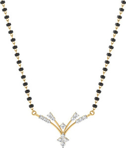 Vachya Devotion 14kt Diamond Yellow Gold Mangalsutra Tanmaniya